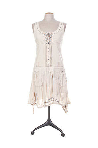 ddp robes femme de couleur beige