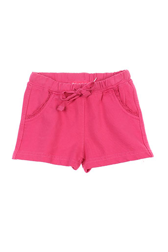 week end a la mer shorts / bermudas enfant de couleur rose