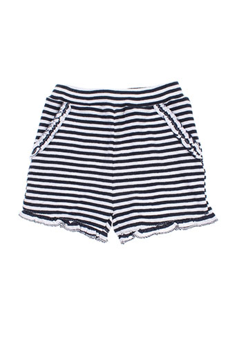 week end a la mer shorts / bermudas enfant de couleur bleu