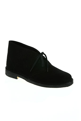 clarks chaussures garçon de couleur noir