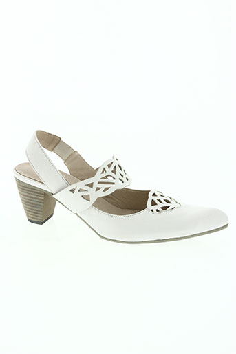 corine chaussures femme de couleur blanc