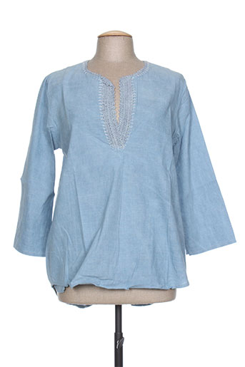 charlie joe chemises femme de couleur bleu