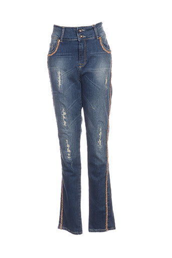 missimini jeans femme de couleur bleu