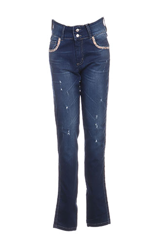 missimini jeans femme de couleur bleu