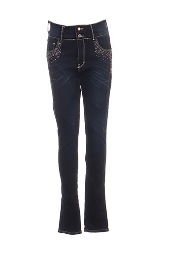missimini jeans femme de couleur bleu