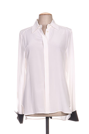 maxmara chemises femme de couleur blanc