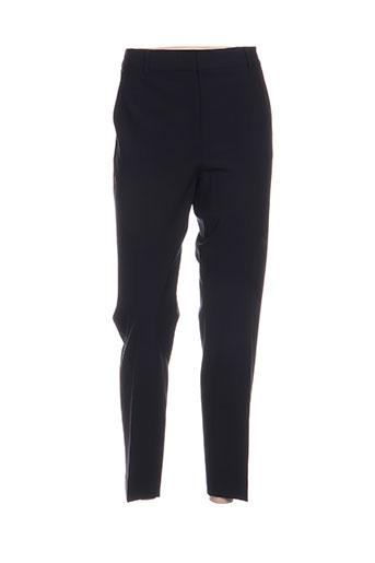 maxmara pantalons femme de couleur bleu