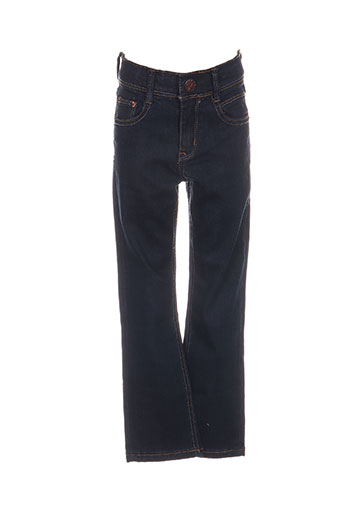 ikks jeans fille de couleur bleu