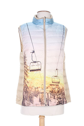 pull in manteaux femme de couleur beige
