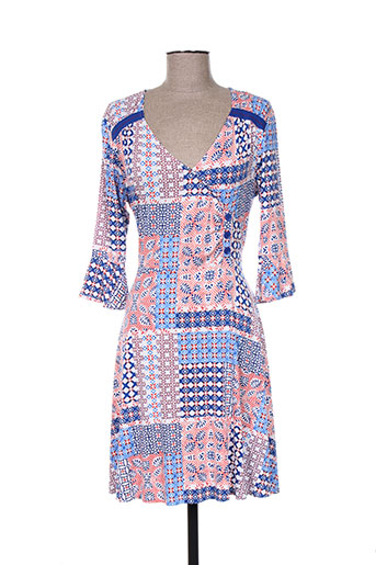 felino robes femme de couleur bleu