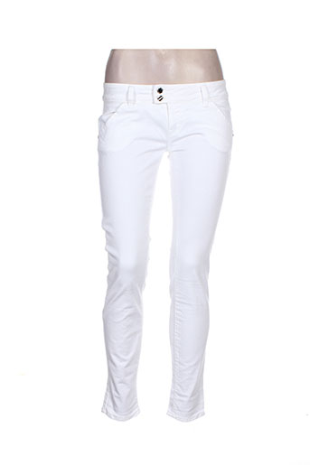 met jeans femme de couleur blanc