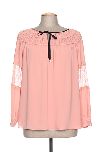 jus d'orange chemises femme de couleur rose