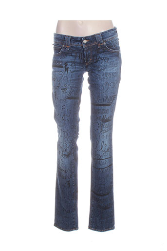 galliano jeans femme de couleur bleu