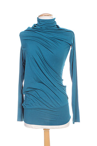 think chic tuniques femme de couleur bleu