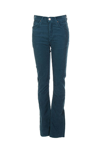 lee pantalons femme de couleur vert