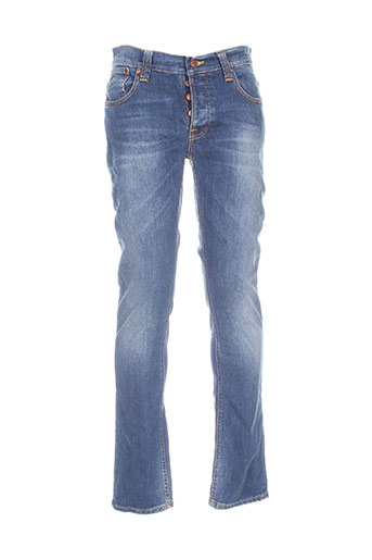 nudie jeans co jeans homme de couleur bleu