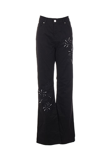 votre nom pantalons femme de couleur noir