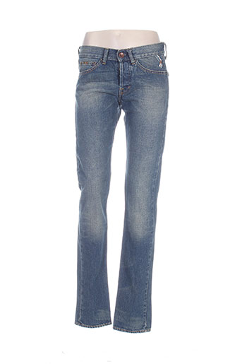 freesoul jeans unisexe de couleur bleu