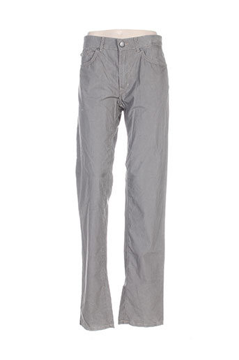trussardi jeans pantalons homme de couleur gris