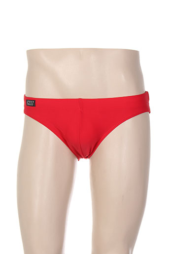 nit maillots de bain homme de couleur rouge