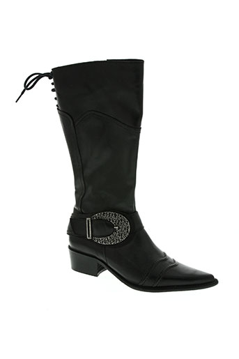 un tour en ville chaussures femme de couleur noir
