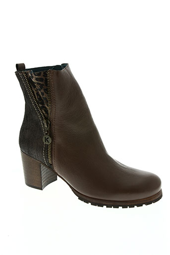 karston chaussures femme de couleur marron