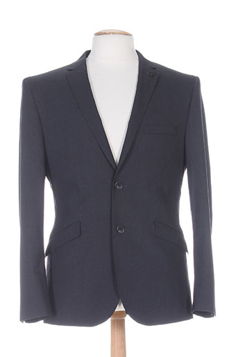 izac vestes homme de couleur gris