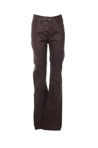 votre nom pantalons femme de couleur marron