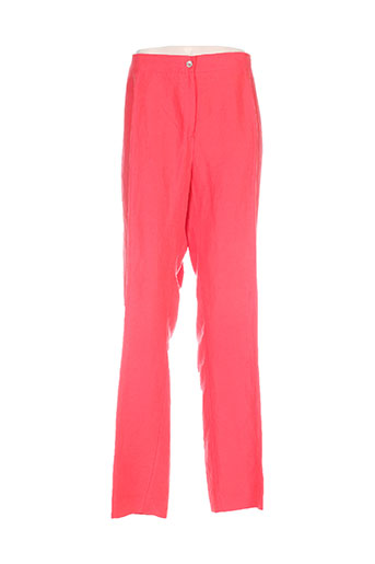 jean gabriel pantalons femme de couleur rouge