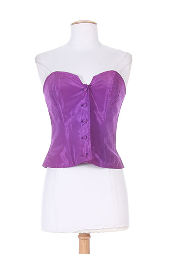 canotier chemises femme de couleur violet