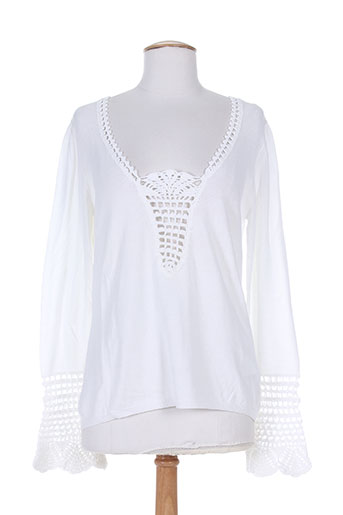 cerruti 1881 pulls femme de couleur blanc
