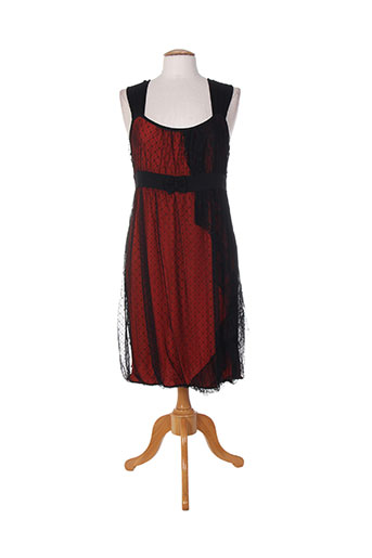 double jeu robes femme de couleur orange