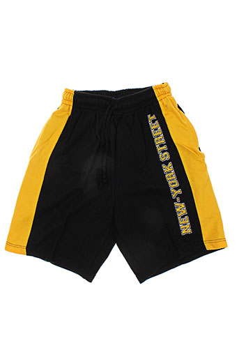 mimetic shorts / bermudas garçon de couleur noir