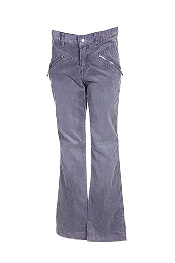 3 pommes pantalons fille de couleur gris
