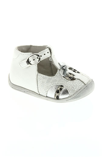 babybotte chaussures fille de couleur blanc