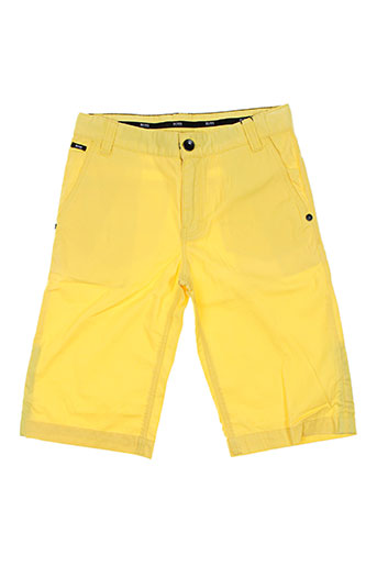 hugo boss shorts / bermudas garçon de couleur jaune