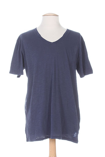 sixty seven t-shirts homme de couleur bleu