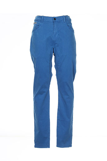 pull in pantalons homme de couleur bleu