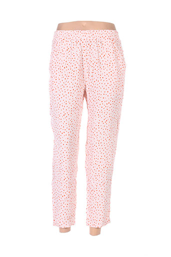 minimum pantalons femme de couleur orange