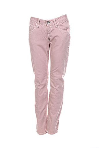 fornarina pantalons femme de couleur rose