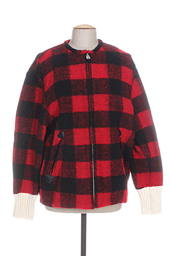 isabel marant manteaux femme de couleur rouge