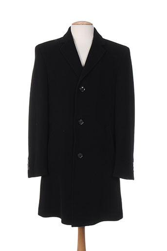 stones manteaux homme de couleur noir