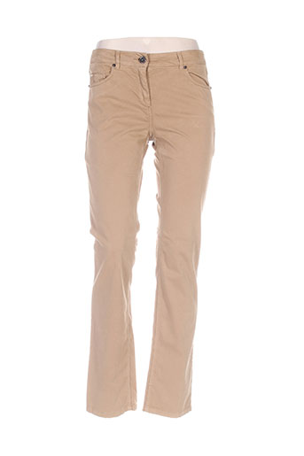 voodoo pantalons femme de couleur beige