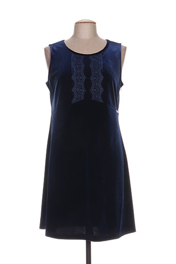 jus d'orange robes femme de couleur bleu