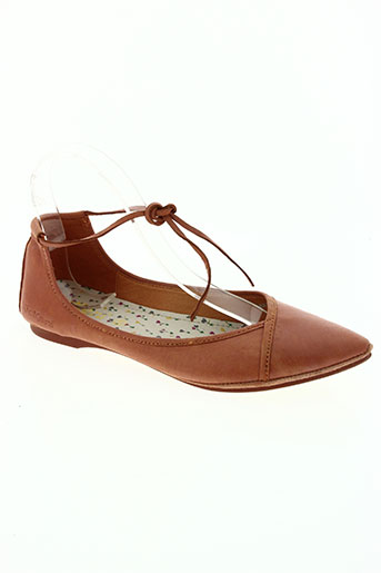kickers chaussures femme de couleur orange