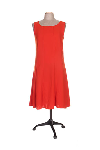 franck anna robes femme de couleur orange