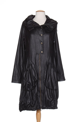 bohéme manteaux femme de couleur noir