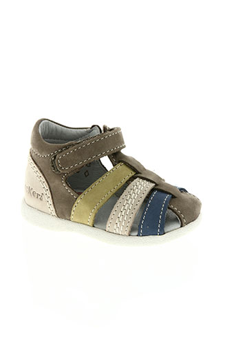 kickers chaussures garçon de couleur gris