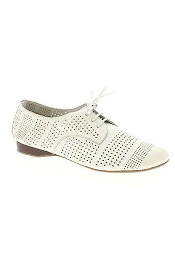 regarde le ciel chaussures femme de couleur blanc