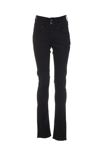 tiffosi pantalons femme de couleur noir